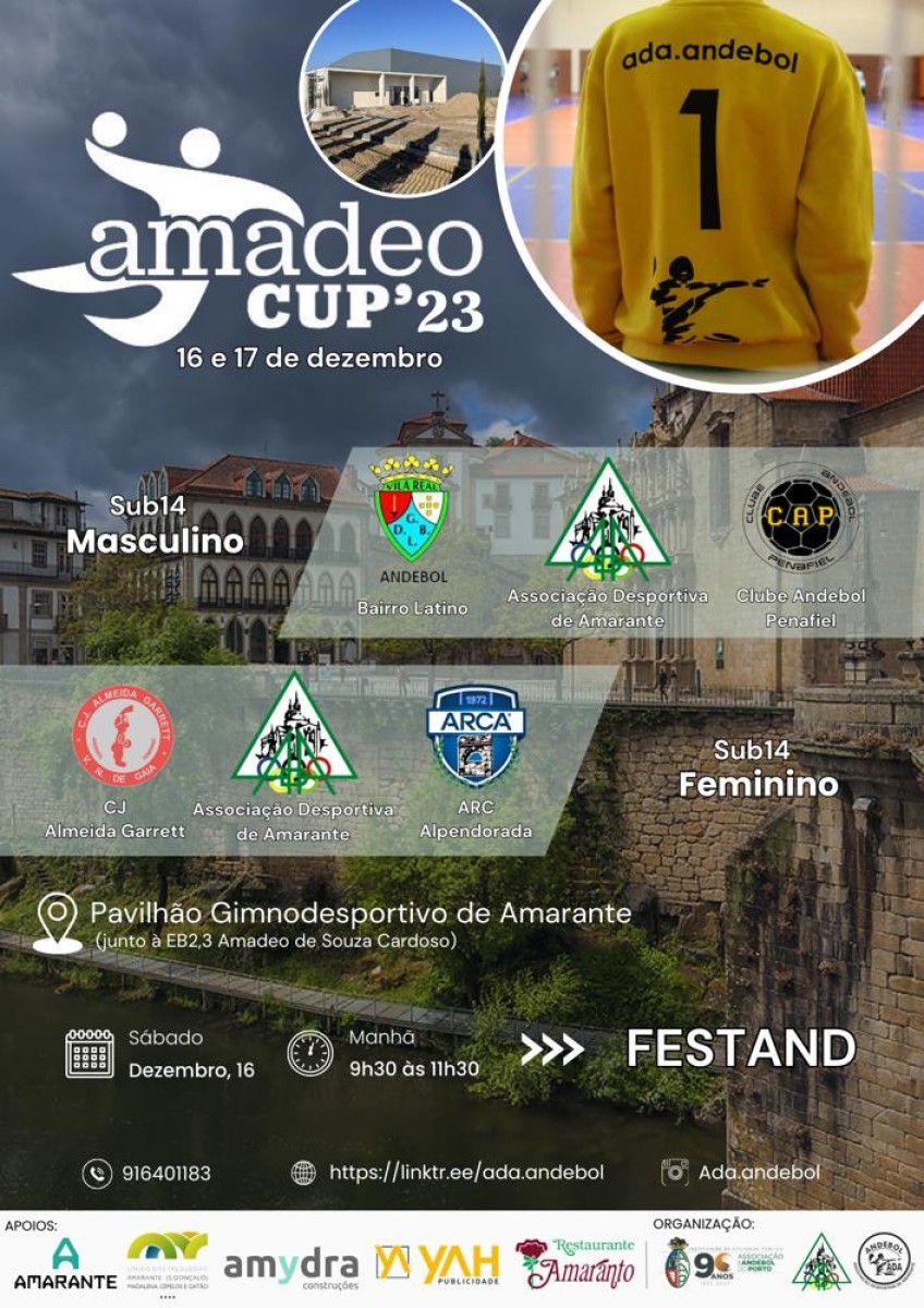 G.D. Bairro Latino Sub14 masculinos vence a AMADEO CUP'23